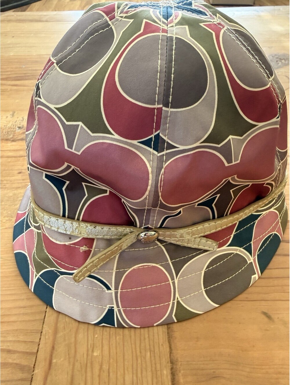 Vintage Y2K Coach Signature C Bucket Hat